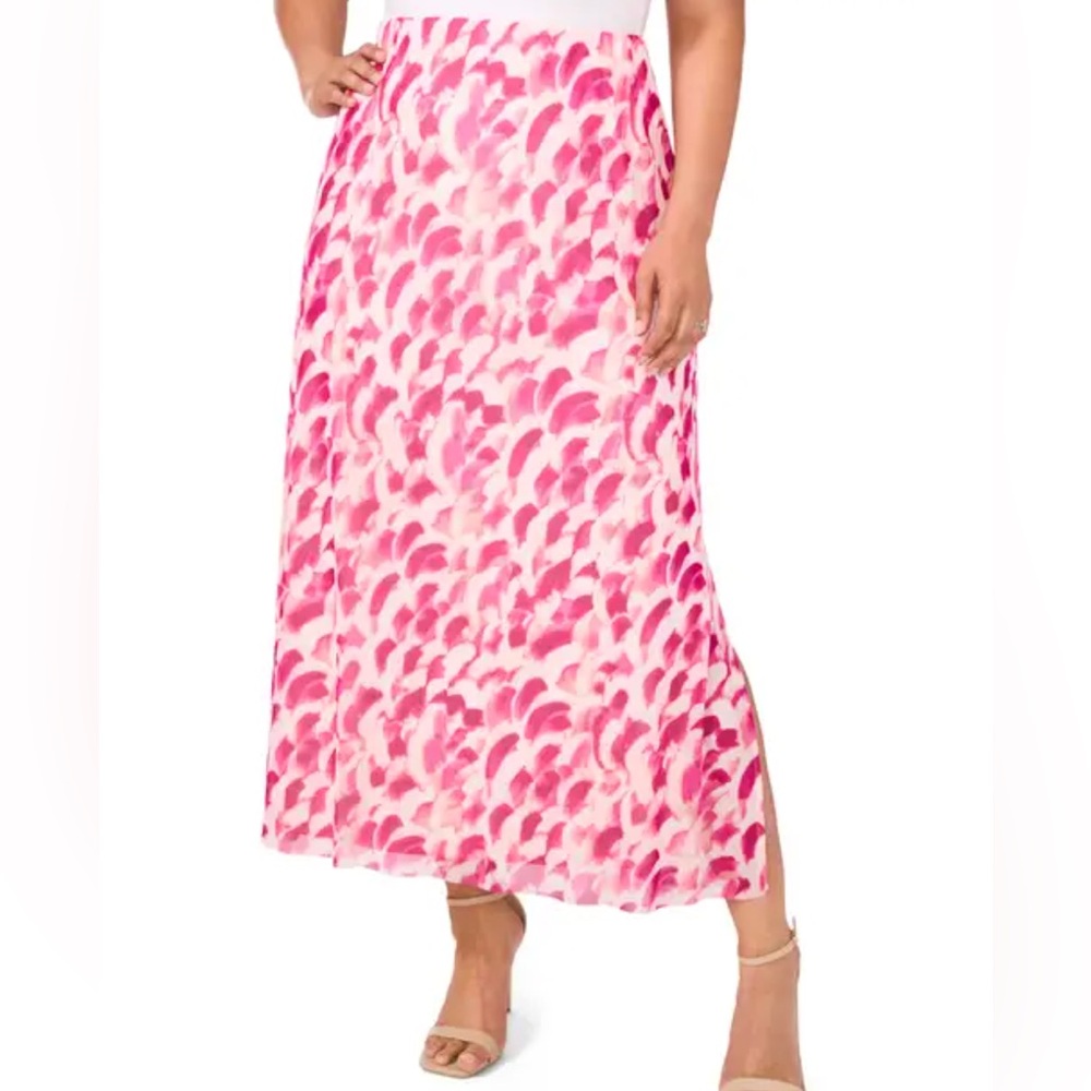 NWT Halogen® Printed Maxi Skirt (Plus)